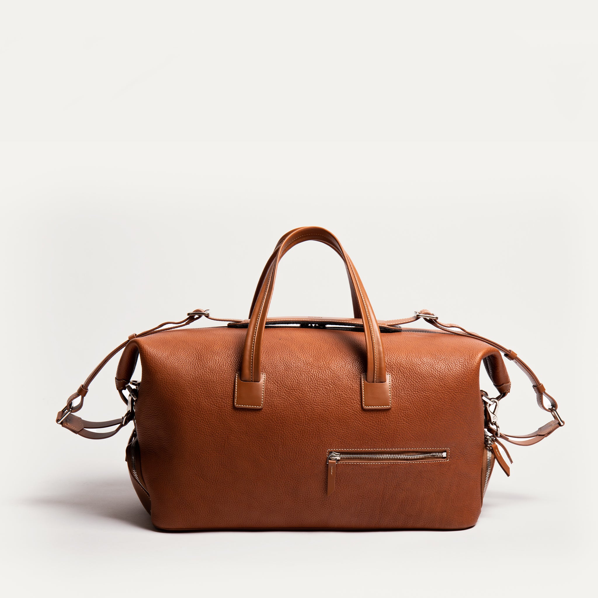 WILSON, cognac | lundi full-grain leather weekender