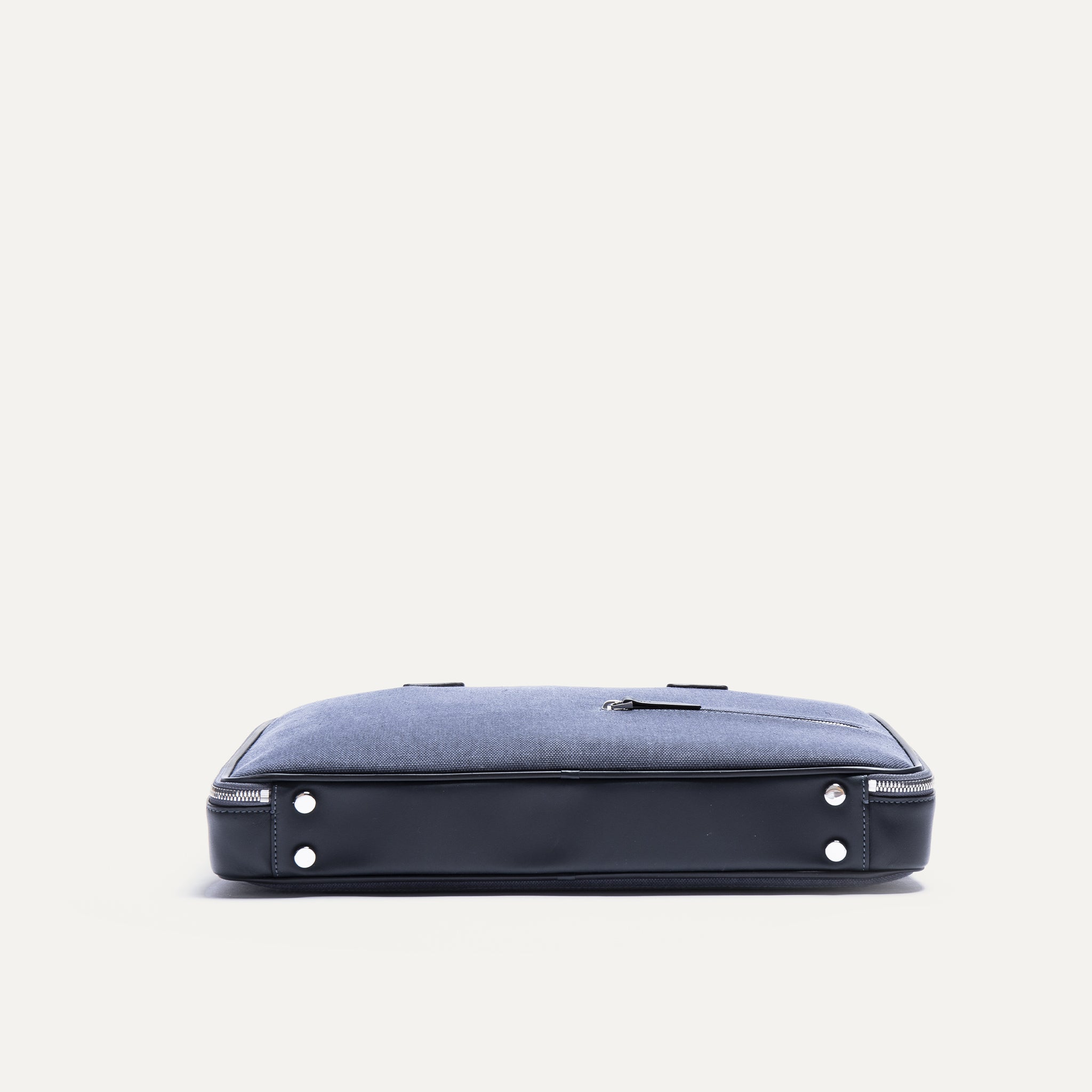 lundi Leather Briefcase | DIEGO Navy