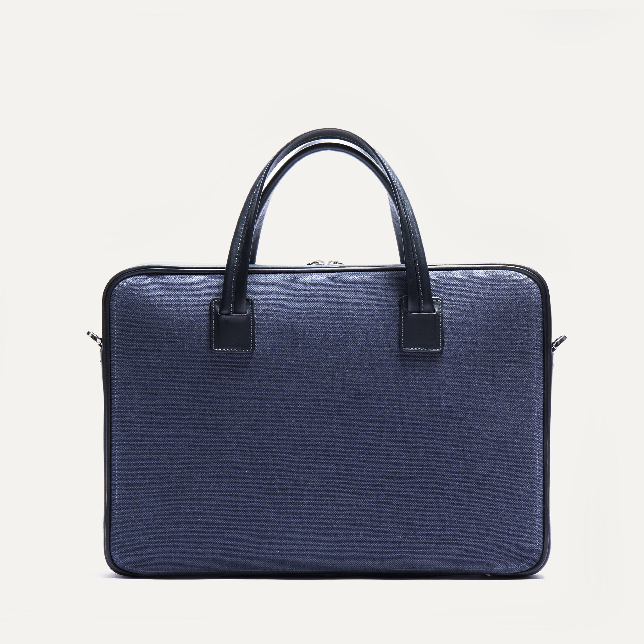 lundi Leather Briefcase | DIEGO Navy