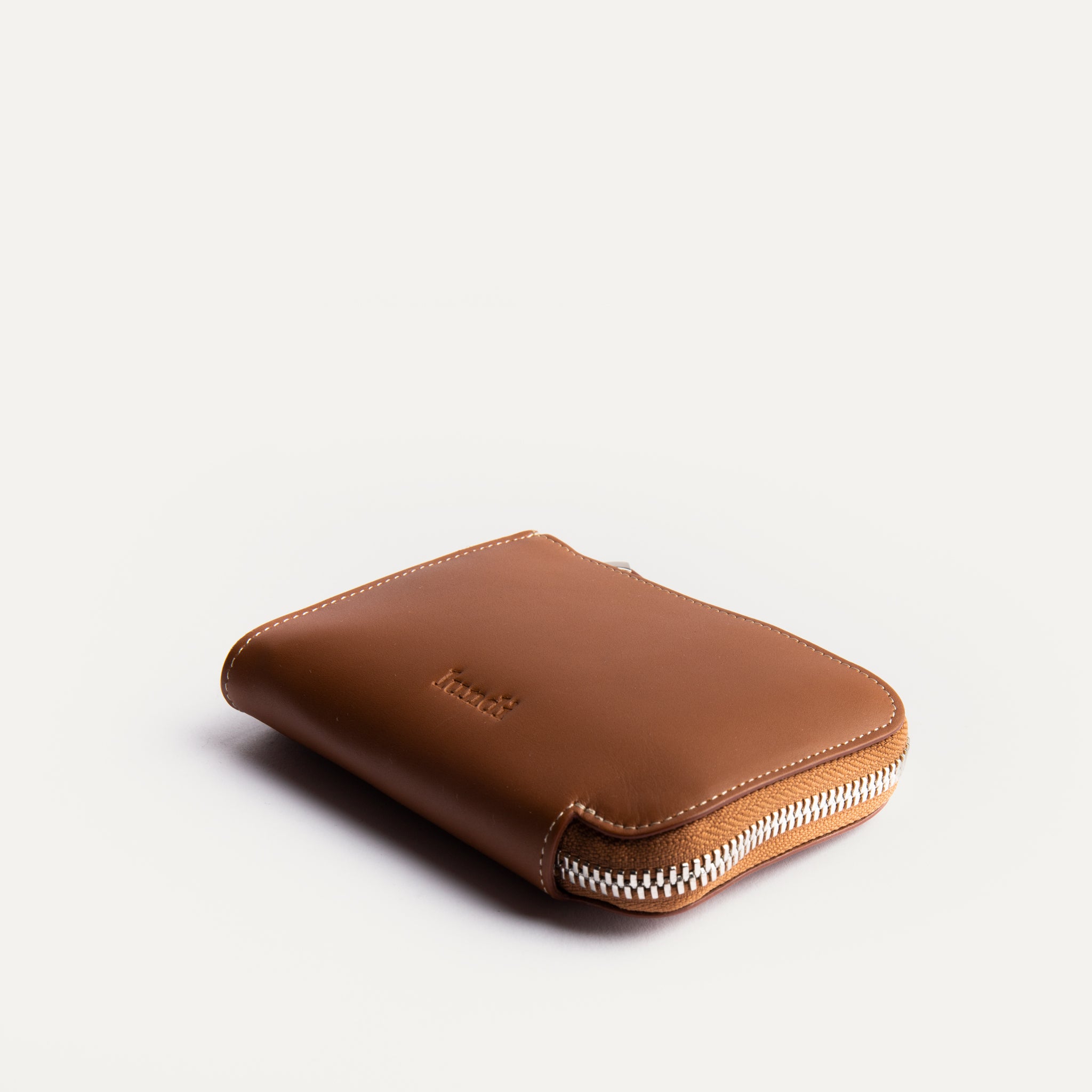 lundi Leather Wallet | CHARLES Cognac