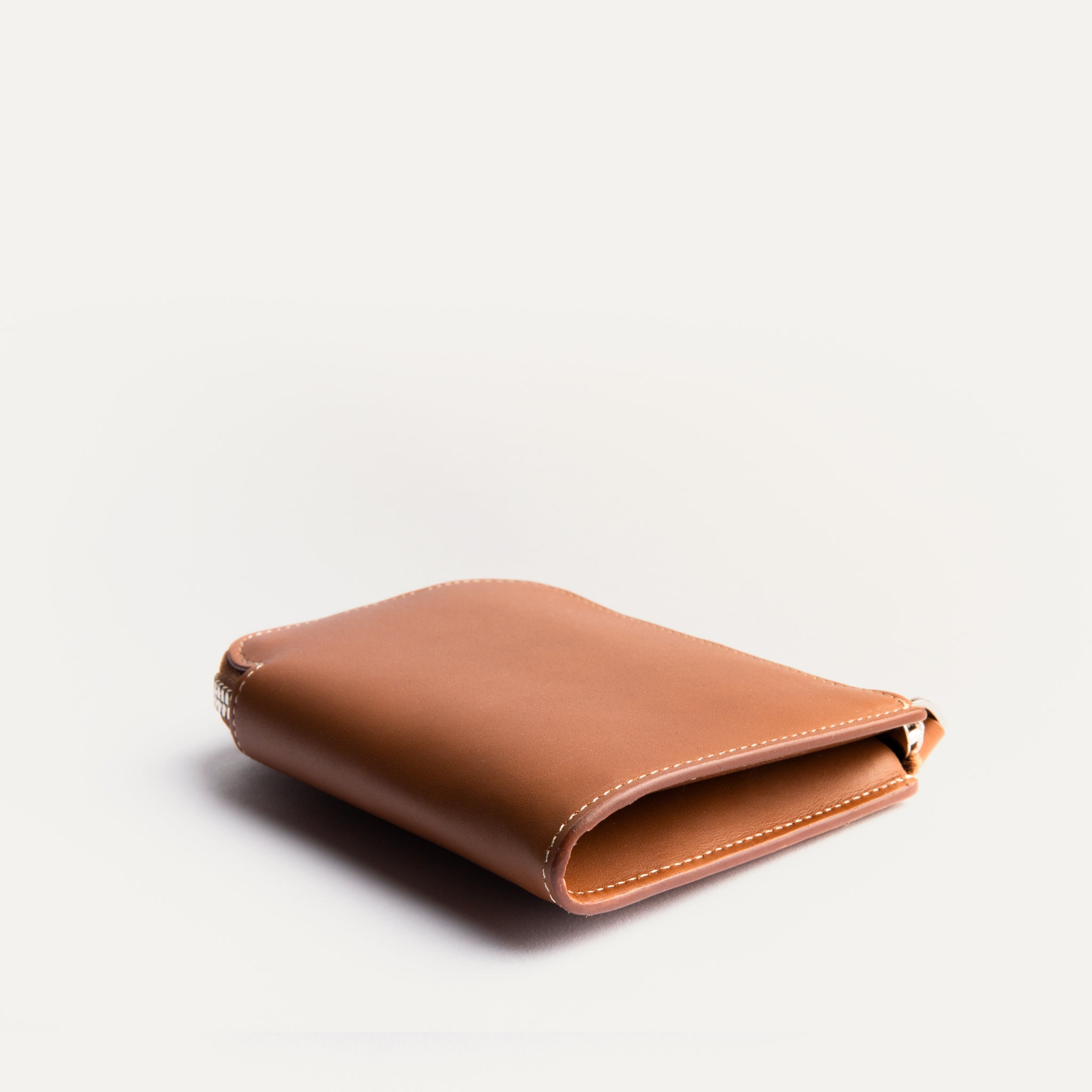 lundi Leather Wallet | CHARLES Cognac