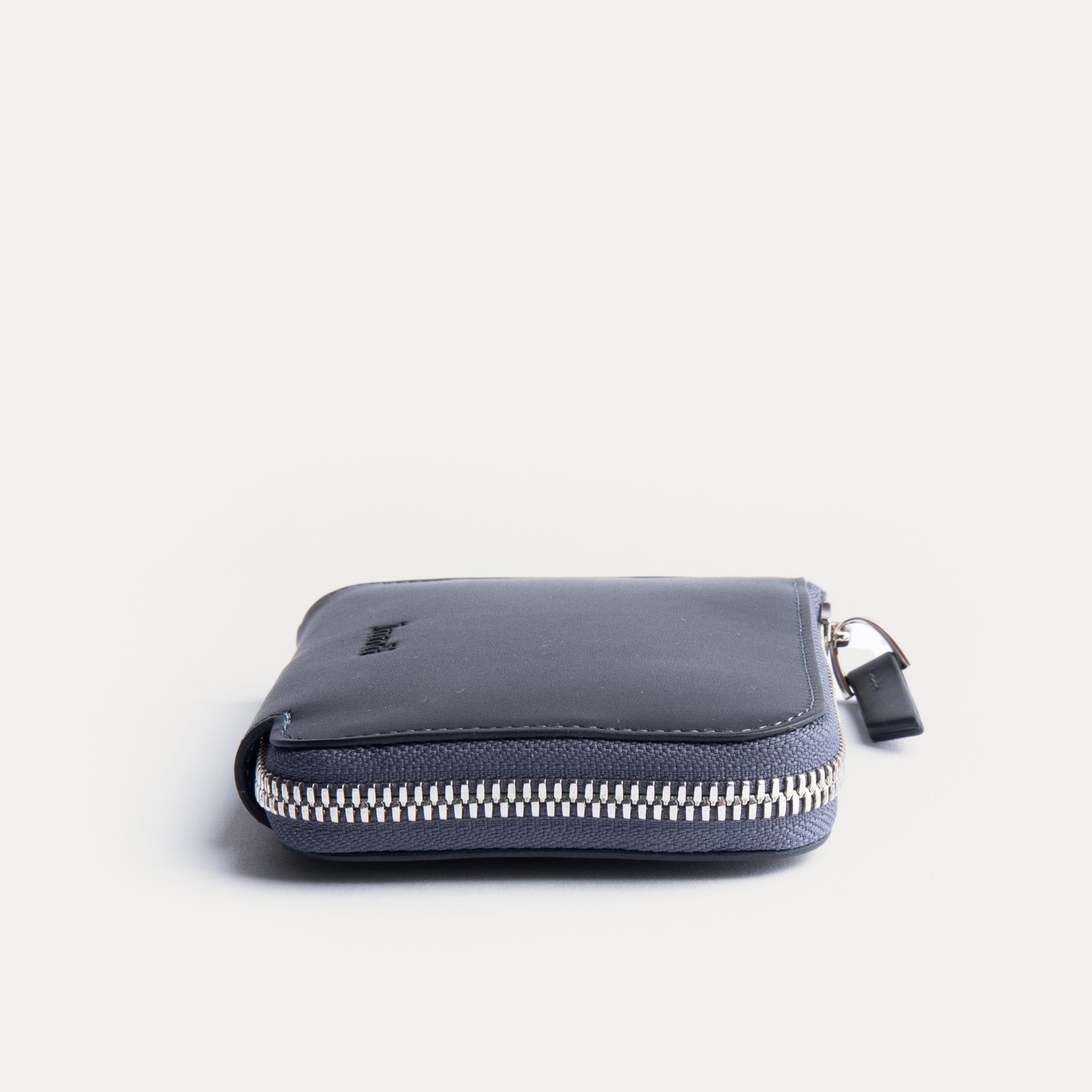 lundi Leather Wallet | CHARLES Navy