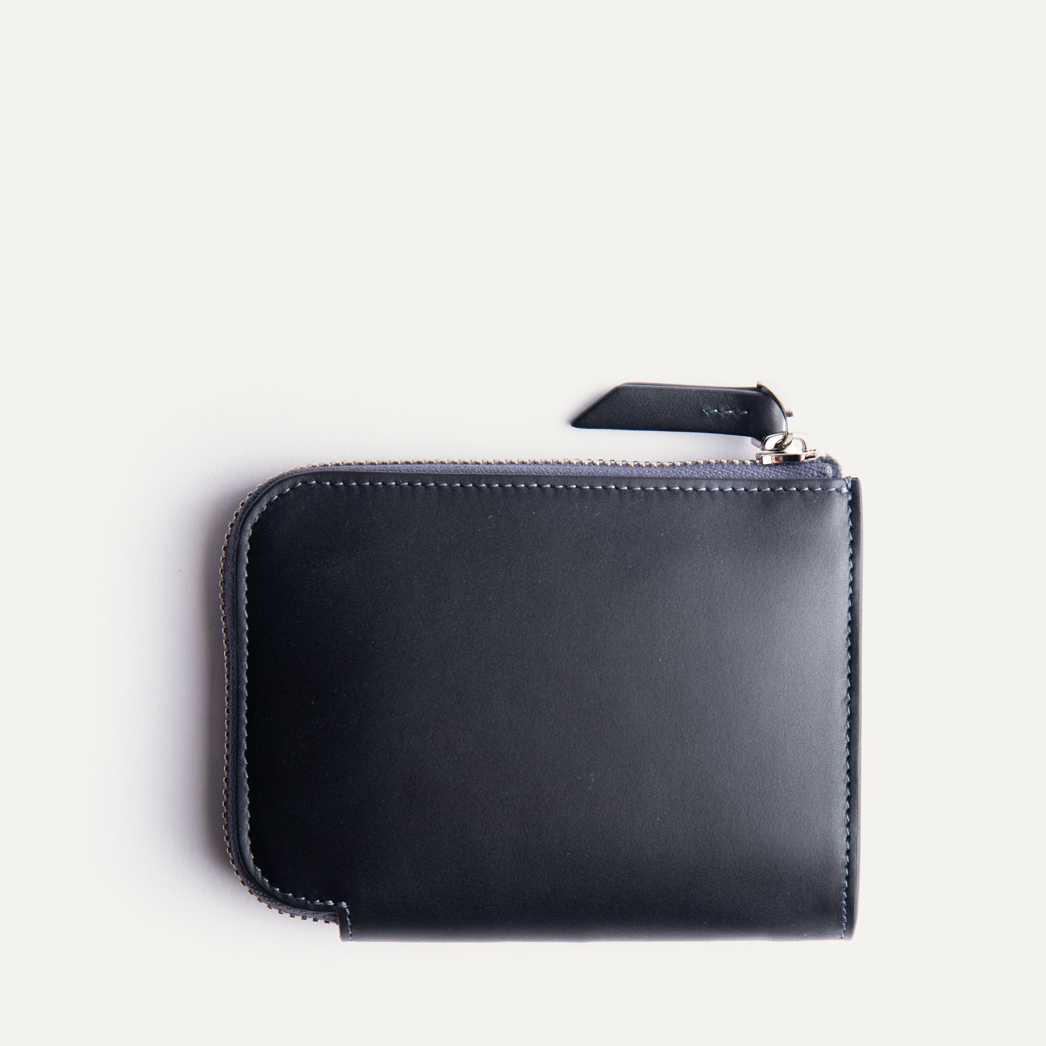 lundi Leather Wallet | CHARLES Navy