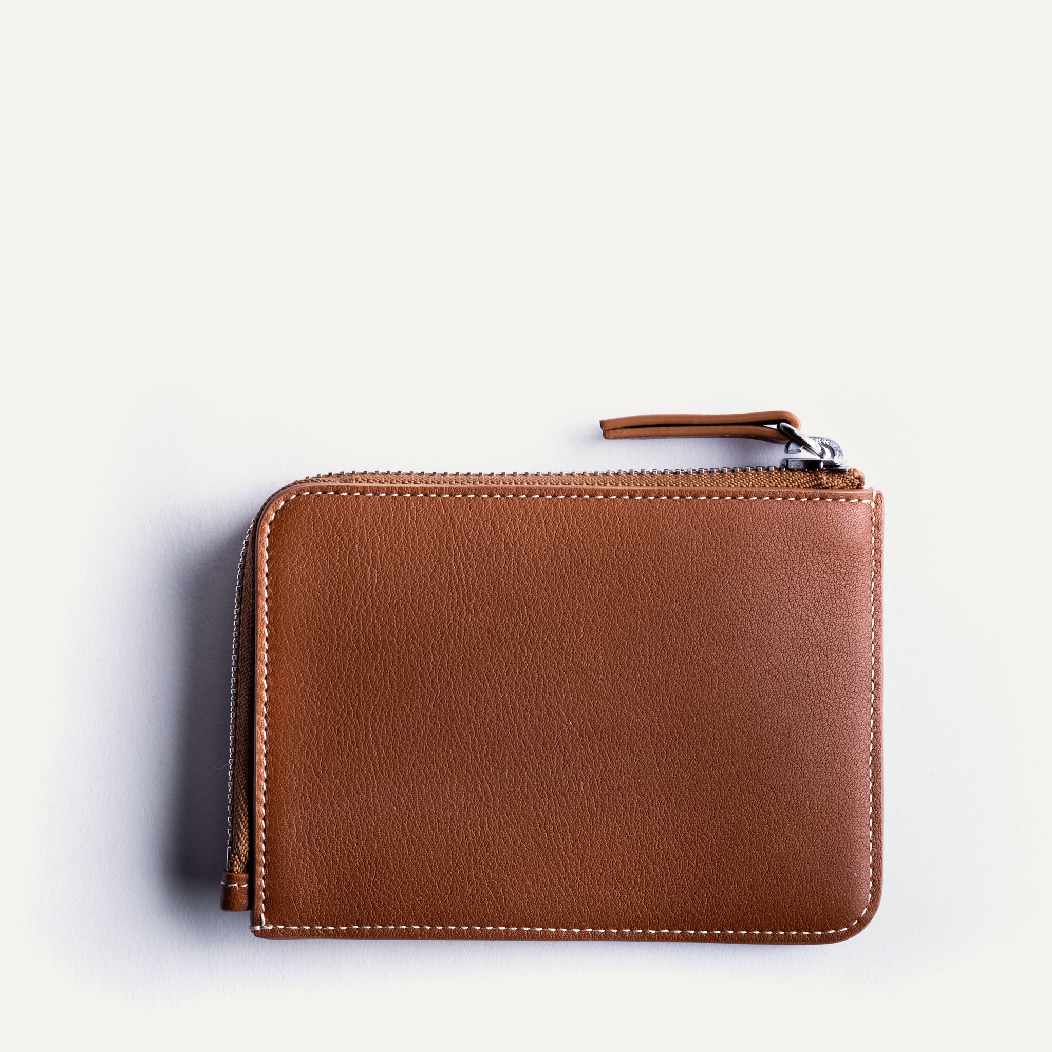 Portefeuille en cuir lundi | WALDO Nappa Cognac