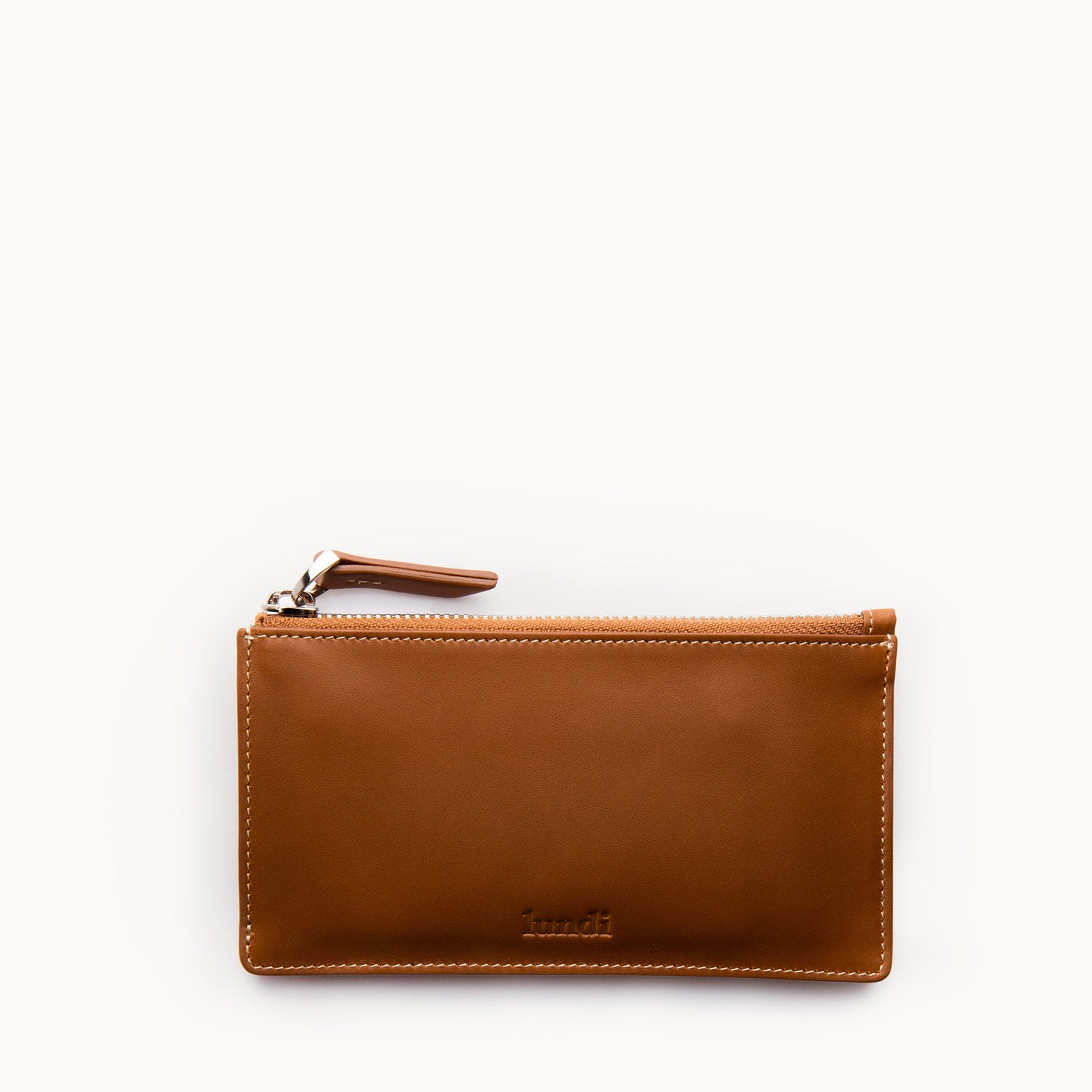 Porte feuille​ lundi - modèle WINCH - en cuir cognac et aux fonctionnalité idéal pour la quotidien.